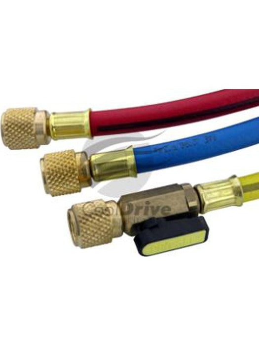 CPS Charge Hose 1800mm 6' Red M/F R134A 14 X 1/2" Acme TO272R CPS - Micks Gone Bush
