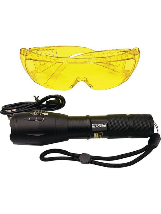 CPS Phazer Black 395 High Output True UV Rechargeable Light TO4039 CPS - Micks Gone Bush