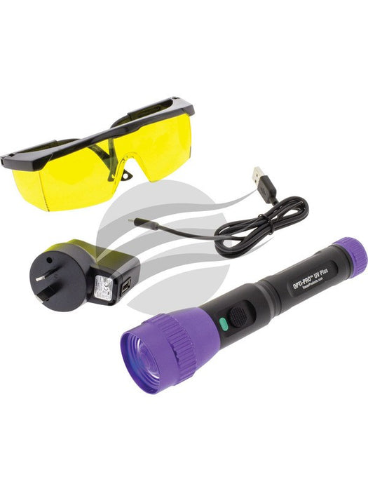 Tracer Fluoro Leak Detector Torch Opti-Pro Uv Plus Rechargeable Li-On TO8649 Tracer Products TRACER - Micks Gone Bush