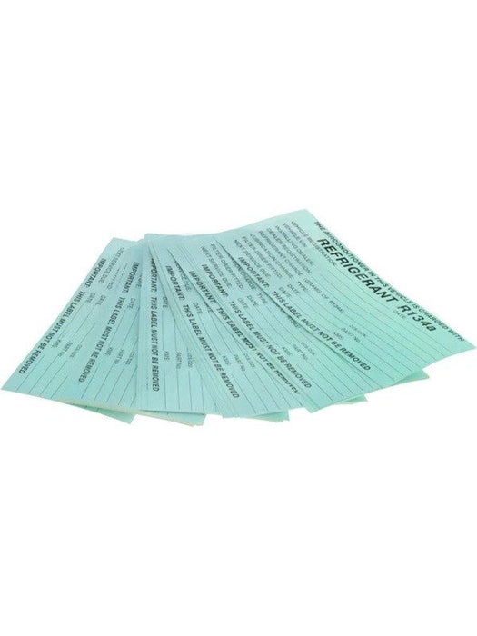 Jayair Pack 25 Label R134A Replaces To9001 Service Sticker TO9000 Jayair - Micks Gone Bush