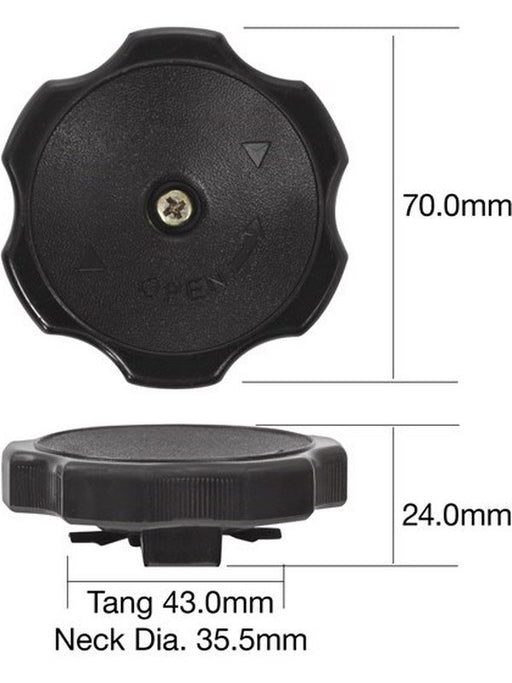 Tridon Oil Cap TOC509 Tridon - Micks Gone Bush