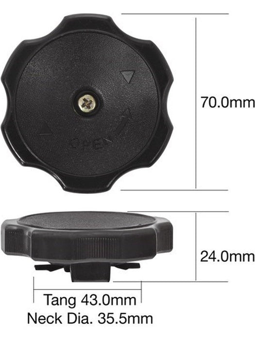 Tridon Oil Cap TOC509 Tridon - Micks Gone Bush