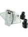 Britax 7 Pin Small Round Trailer Socket Metal [ref Narva 82032BL] TP2022 Britax - Micks Gone Bush