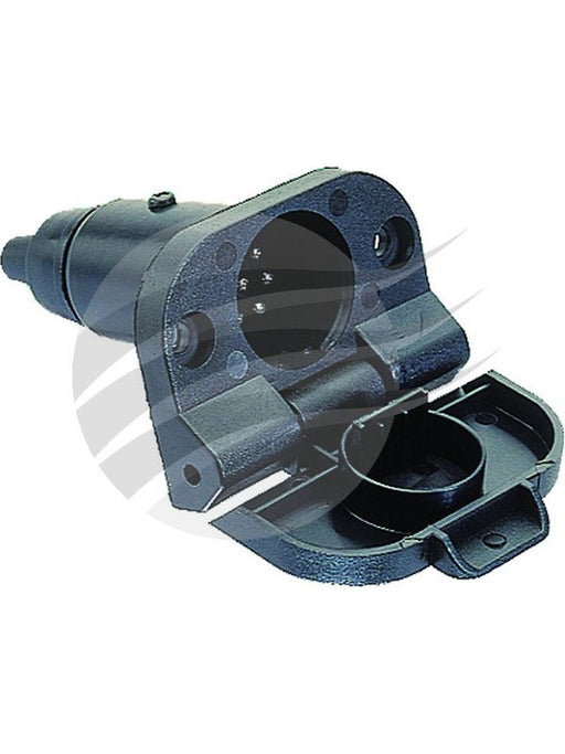 Britax Socket Trailer 7 Pin Sml Round [ref Narva 82022BL] TP2042 Britax - Micks Gone Bush