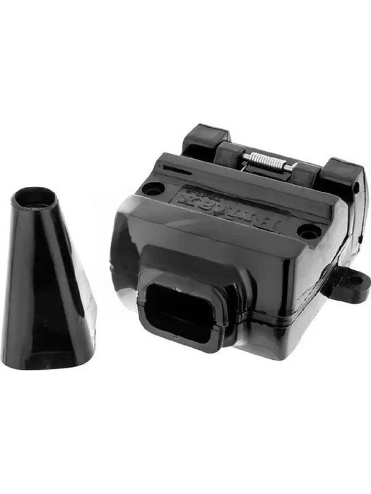 Britax 12 Pin Flat Trailer Socket Plastic Common All States # B48 TP2048 Britax - Micks Gone Bush
