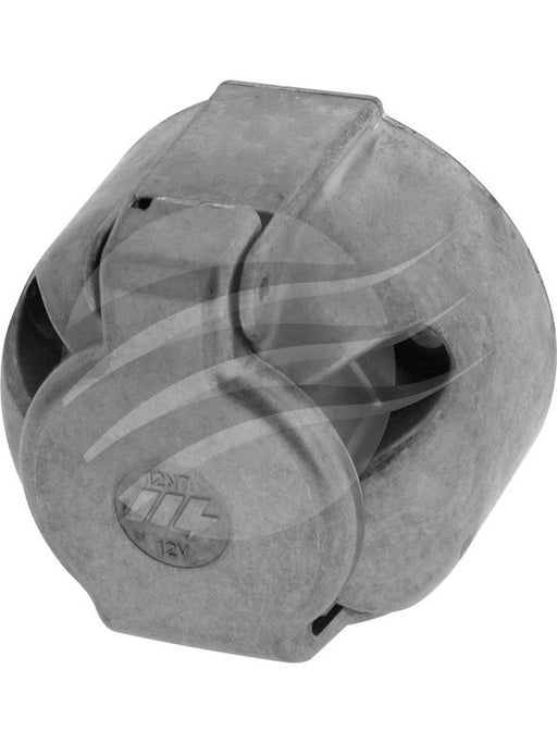 Cobo 7 Pin Large Round Trailer Socket Metal [ref Narva 82062-25] TP2059 Cobo - Micks Gone Bush