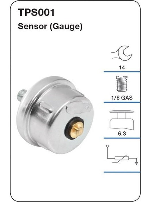 Tridon Oil Pressure Sensor Gauge TPS001 Tridon - Micks Gone Bush