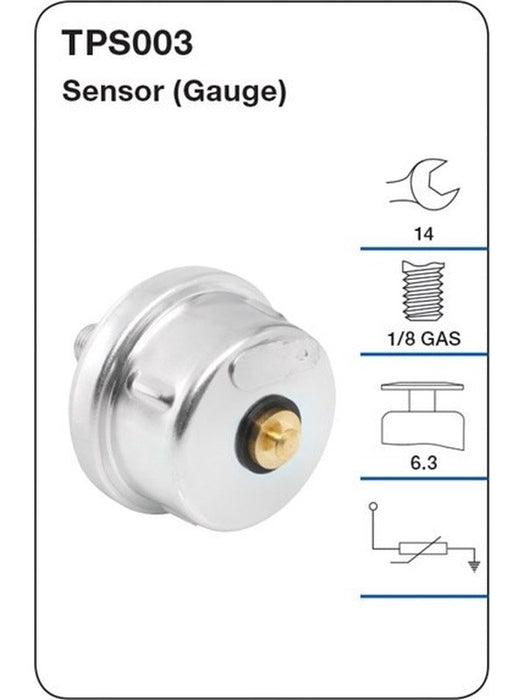 Tridon Oil Pressure Sensor Gauge TPS003 Tridon - Micks Gone Bush