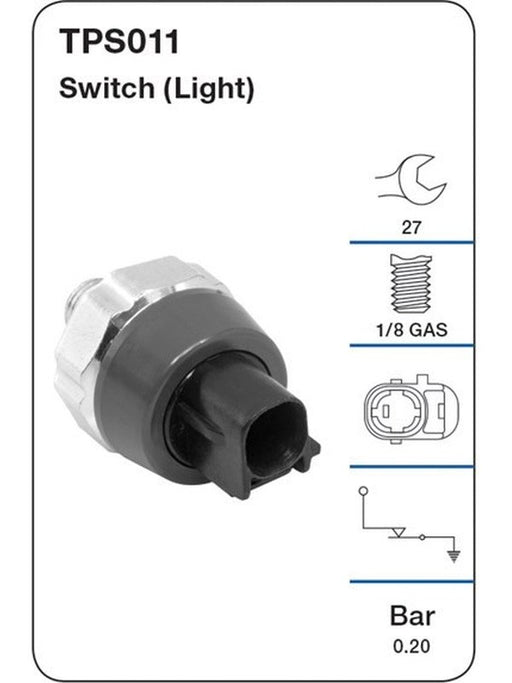 Tridon Oil Pressure Switch Light TPS011 Tridon - Micks Gone Bush