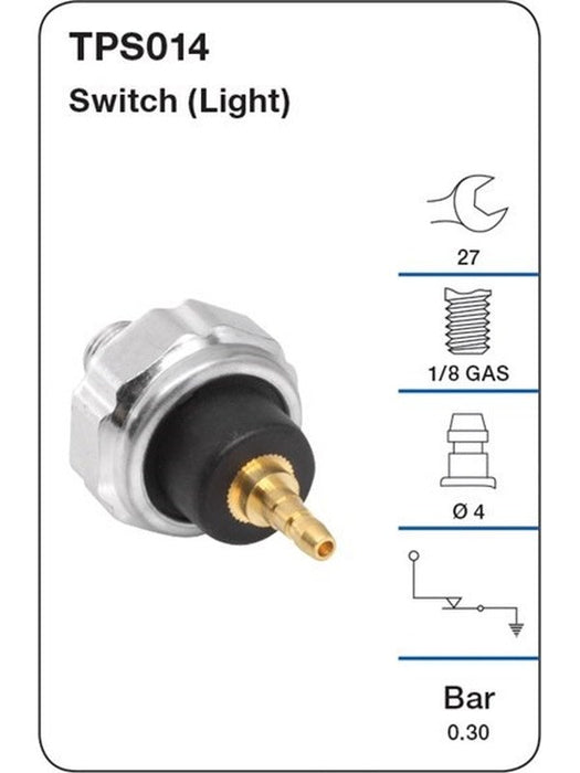 Tridon Oil Pressure Switch Light TPS014 Tridon - Micks Gone Bush