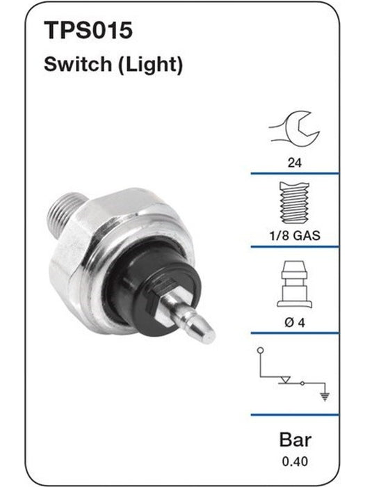 Tridon Oil Pressure Switch Light TPS015 Tridon - Micks Gone Bush