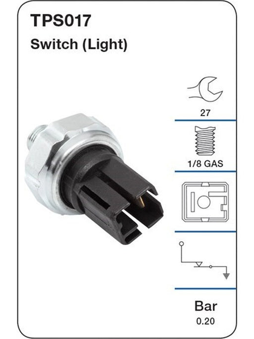 Tridon Oil Pressure Switch Light TPS017 Tridon - Micks Gone Bush