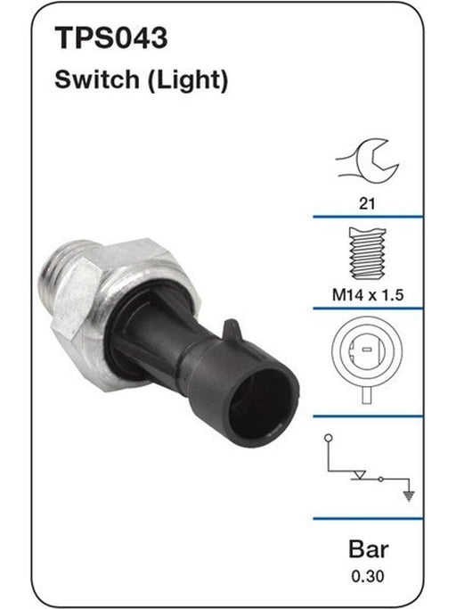 Tridon Oil Pressure Switch Light TPS043 Tridon - Micks Gone Bush