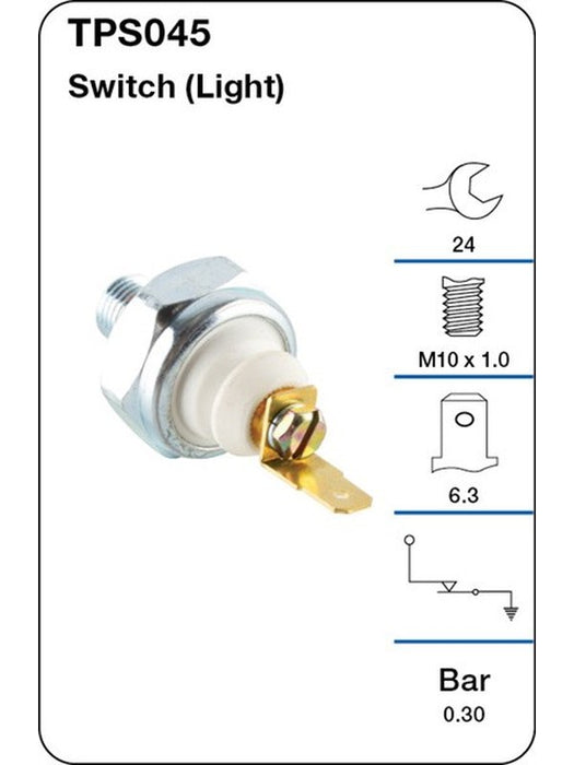 Tridon Oil Pressure Switch Light TPS045 Tridon - Micks Gone Bush