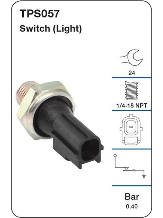 Tridon Oil Pressure Switch Light TPS057 Tridon - Micks Gone Bush
