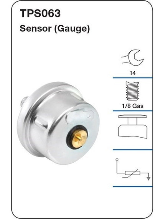 Tridon Oil Pressure Sensor Gauge TPS063 Tridon - Micks Gone Bush