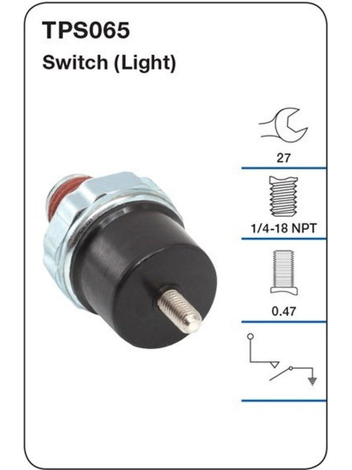 Tridon Oil Pressure Switch Light TPS065 Tridon - Micks Gone Bush
