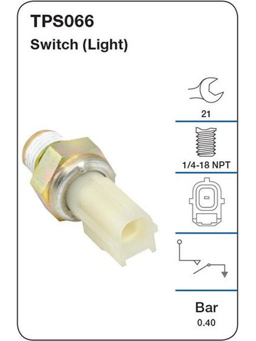 Tridon Oil Pressure Switch Light TPS066 Tridon - Micks Gone Bush