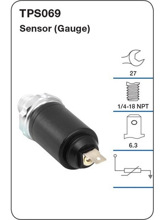 Tridon Oil Pressure Sensor Gauge TPS069 Tridon - Micks Gone Bush