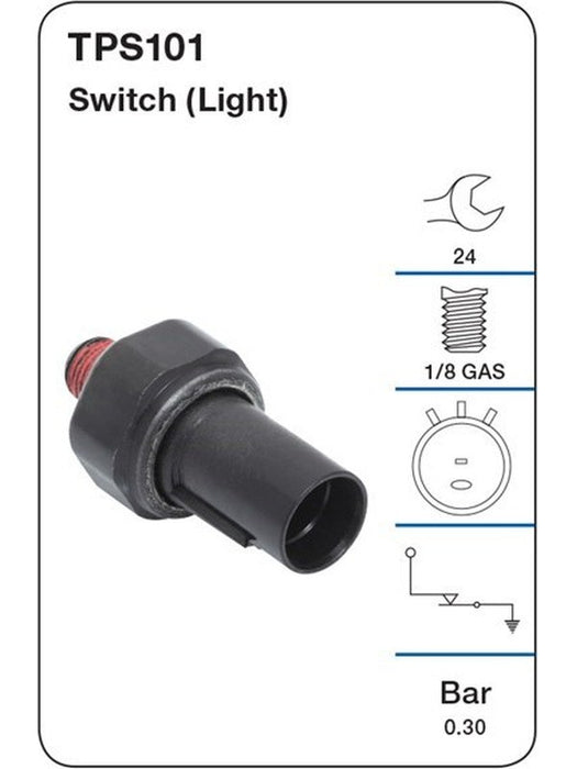 Tridon Oil Pressure Switch Light TPS101 Tridon - Micks Gone Bush