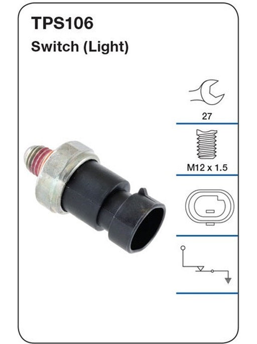 Tridon Oil Pressure Switch Light TPS106 Tridon - Micks Gone Bush