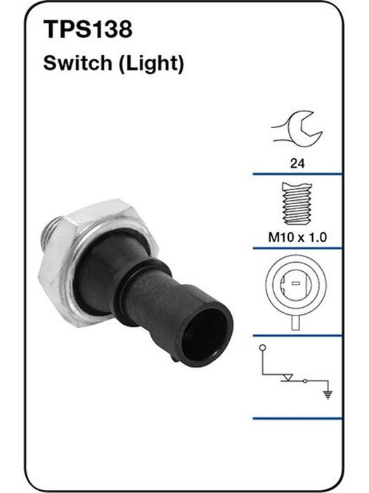 Tridon Oil Pressure Switch Light TPS138 Tridon - Micks Gone Bush