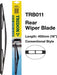 Tridon Wiper Tridon Rear Blade 400mm 16In TRB011 Tridon - Micks Gone Bush