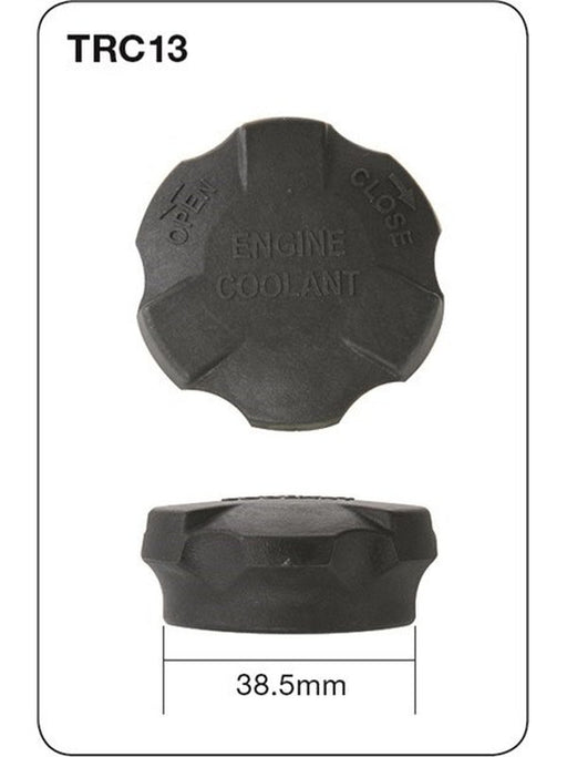 Tridon Blanking Radiator Cap TRC13 Tridon - Micks Gone Bush