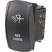 Narva Sealed Rocker Switch Off/on Spdt 12V/24V Blue LED Illuminated Aux Lights Symbol Part No. 63232BL SWITCH NARVA - Micks Gone Bush