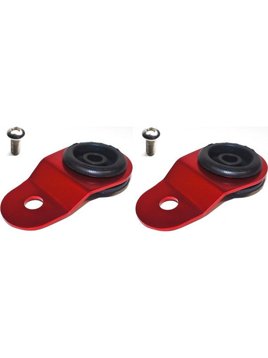 Torque Solution Radiator Mount Combo with Inserts RED : For Mitsub TS-EV-008ic Torque Solution - Micks Gone Bush