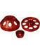 Torque Solution Lightweight WP/Crank/Alt Pulley Combo Red: For Hyu TS-GEN-006R Torque Solution - Micks Gone Bush