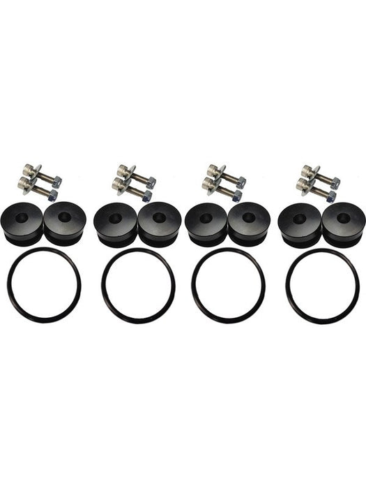 Torque Solution Billet Bumper Quick Release Kit Combo Black: Univ TS-UNI-026Bc Torque Solution - Micks Gone Bush