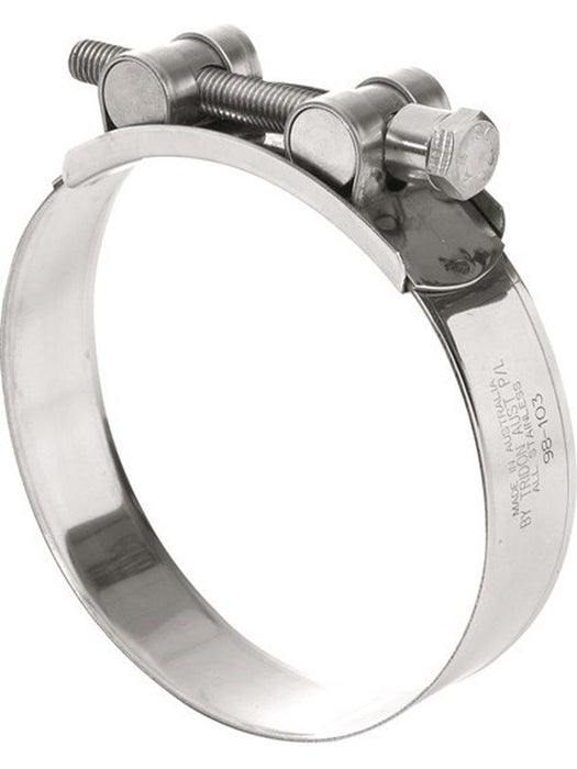 Tridon T-Bolt Clamp All Stainless Steel 117mm - 125mm Pack of 10 TTBS117-125P Tridon - Micks Gone Bush