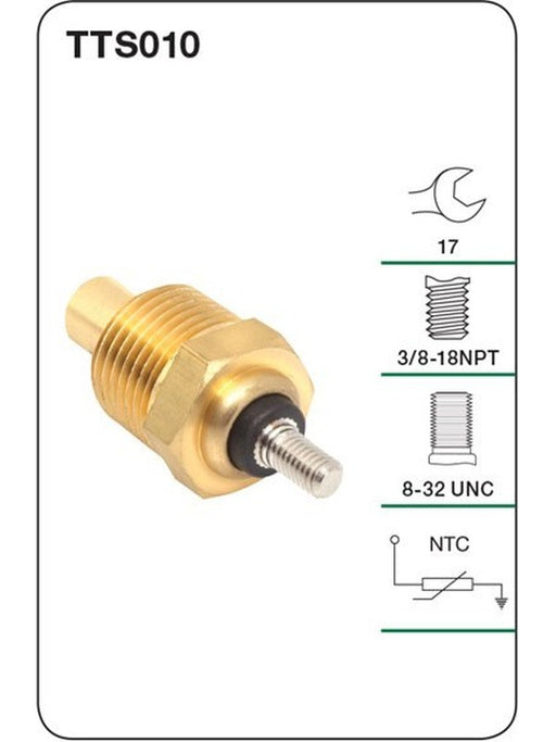 Tridon Water Temperature Sender Gauge TTS010 Switches & Controls Tridon - Micks Gone Bush