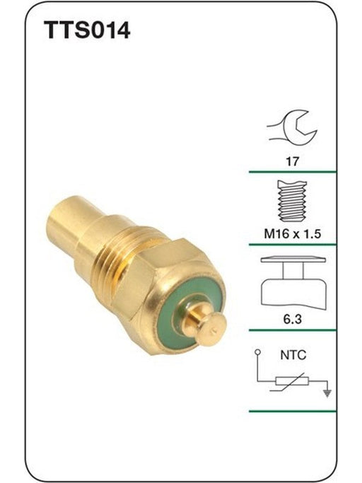 Tridon Water Temperature Sender Gauge TTS014 Tridon - Micks Gone Bush