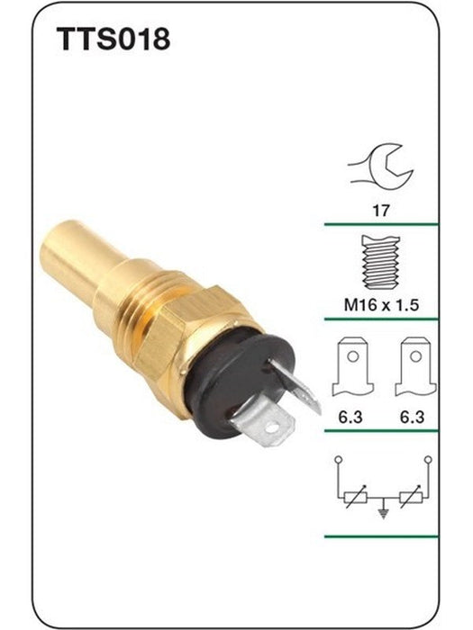 Tridon Water Temperature Sender Gauge TTS018 Tridon - Micks Gone Bush