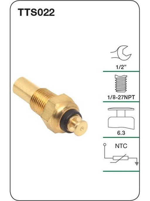 Tridon Water Temperature Sender Gauge TTS022 Tridon - Micks Gone Bush