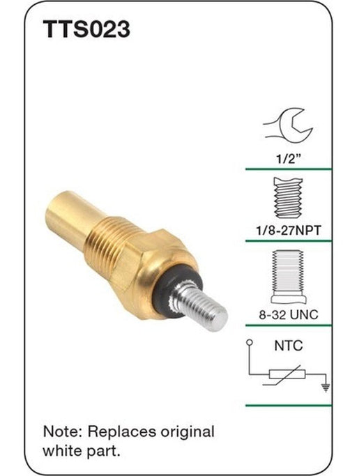 Tridon Water Temperature Sender Gauge TTS023 Tridon - Micks Gone Bush
