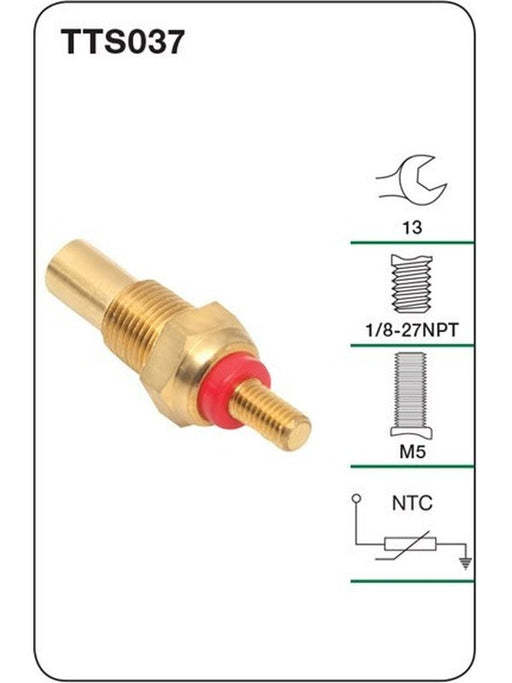 Tridon Water Temperature Sender Gauge TTS037 Tridon - Micks Gone Bush