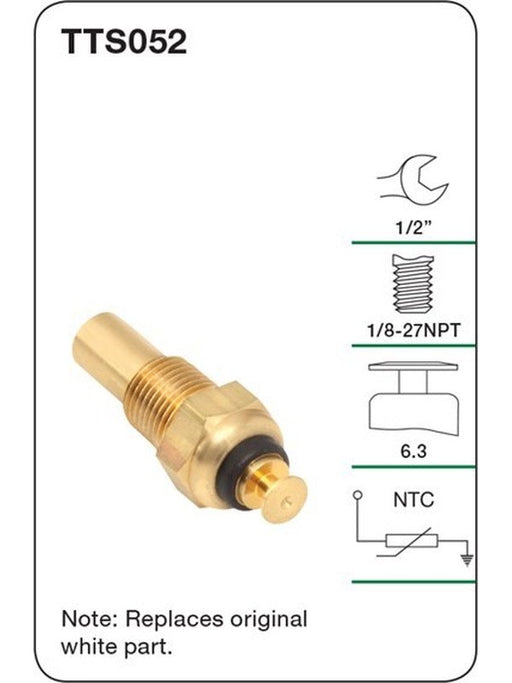 Tridon Water Temperature Sender Gauge TTS052 Tridon - Micks Gone Bush