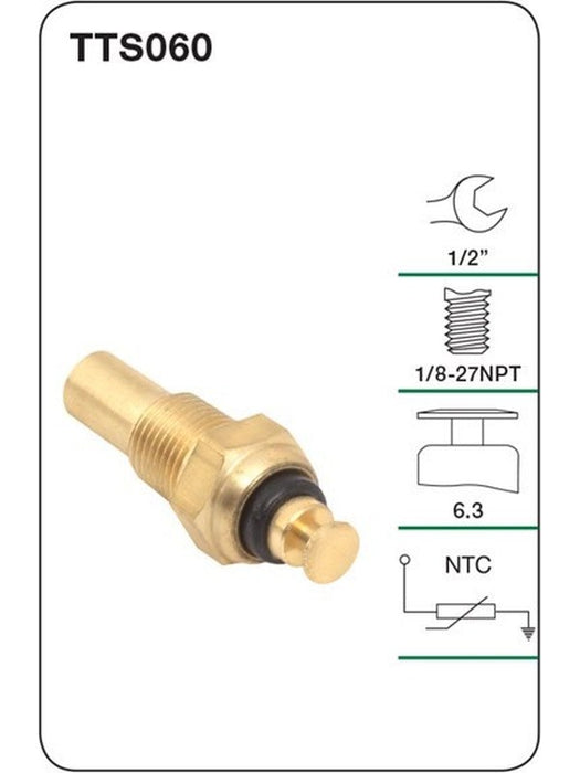 Tridon Water Temperature Sender Gauge TTS060 Tridon - Micks Gone Bush