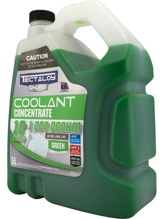 Tectaloy Unlmtd Coolant Concentrate Green Extra Long Life 5L TUG5L TECTALOY - Micks Gone Bush