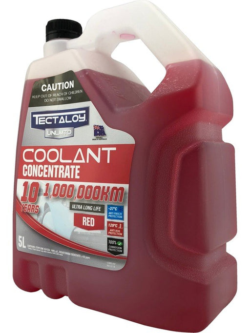 Tectaloy Unlmtd Coolant Concentrate Extra Long Life Red 5L TUR5L TECTALOY - Micks Gone Bush