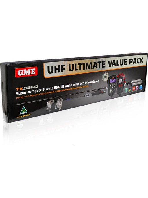 GME Uhf Cb Radio 80 Channel Ultimate Inc Tx3350 Ae4018K3 Mb407Ss TX3350UVP GME - Micks Gone Bush