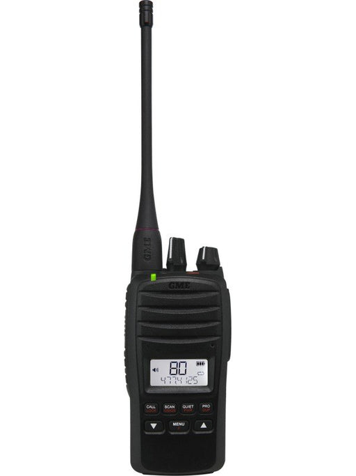 GME 5/1/0.1 Watt 80 Ch Portable Uhf Handheld Radio Ip67 TX6600S GME - Micks Gone Bush