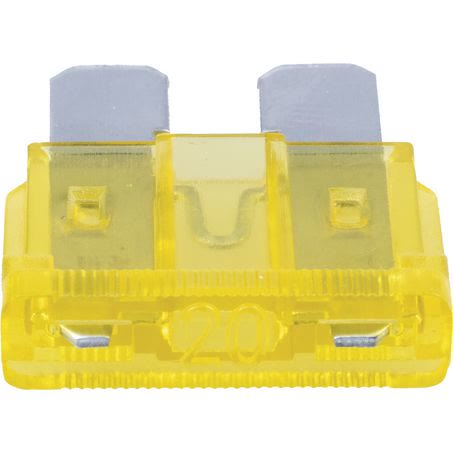 OEX Standard Blade Fuse 20A Yellow Pack Of 5 ACX1605BL FUSE OEX - Micks Gone Bush