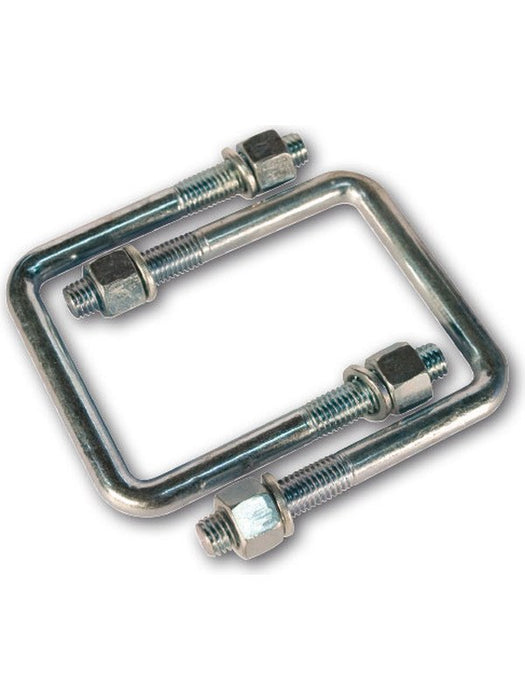 ARK U-Bolt 2" X 2" with Nuts Spring Washers 50mm X 50mm Galvanised Pack of 2 UB2G ARK - Micks Gone Bush