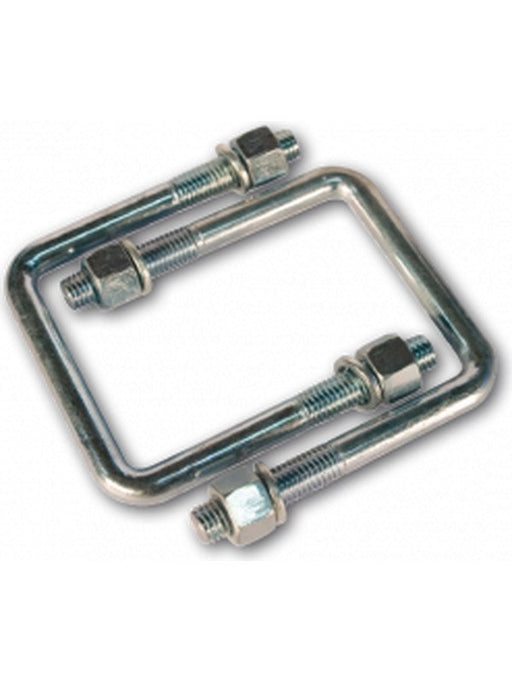 ARK U-Bolt 3" X 2" with Nuts Spring Washers 75mm X 50mm Zinc Plated Pack of 2 UB3 ARK - Micks Gone Bush