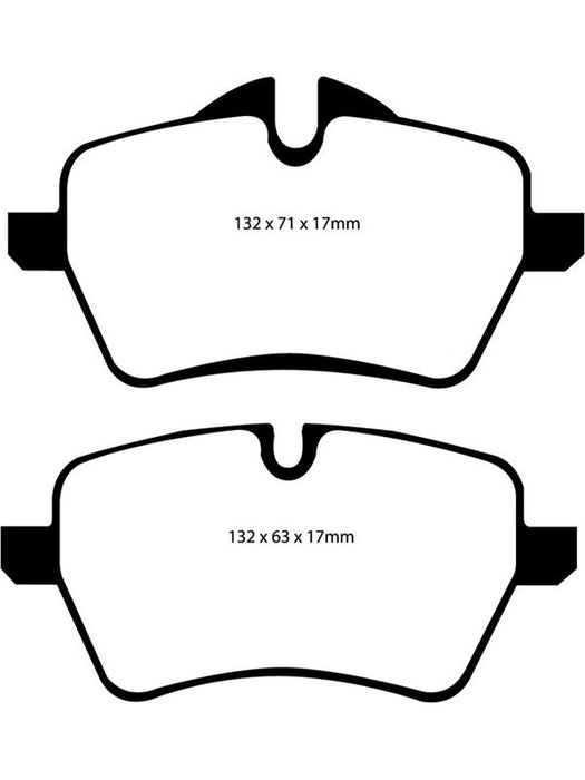 EBC 07-14 For Mini Hardtop 1.6 Turbo Cooper S Ultimax2 Front Brake Pads UD1204 EBC - Micks Gone Bush