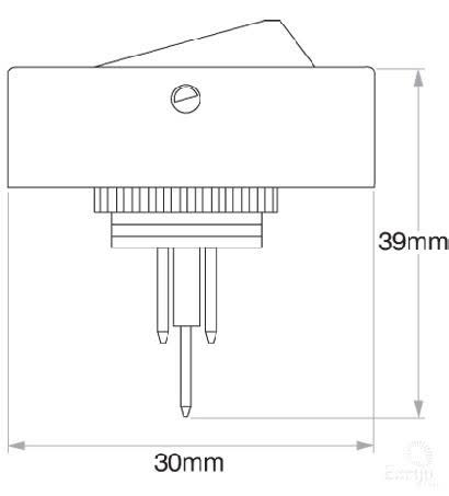 OEX Push Button Switch On-off Spst 12V Green Illuminated 20A ACX3748BL SWITCH OEX - Micks Gone Bush